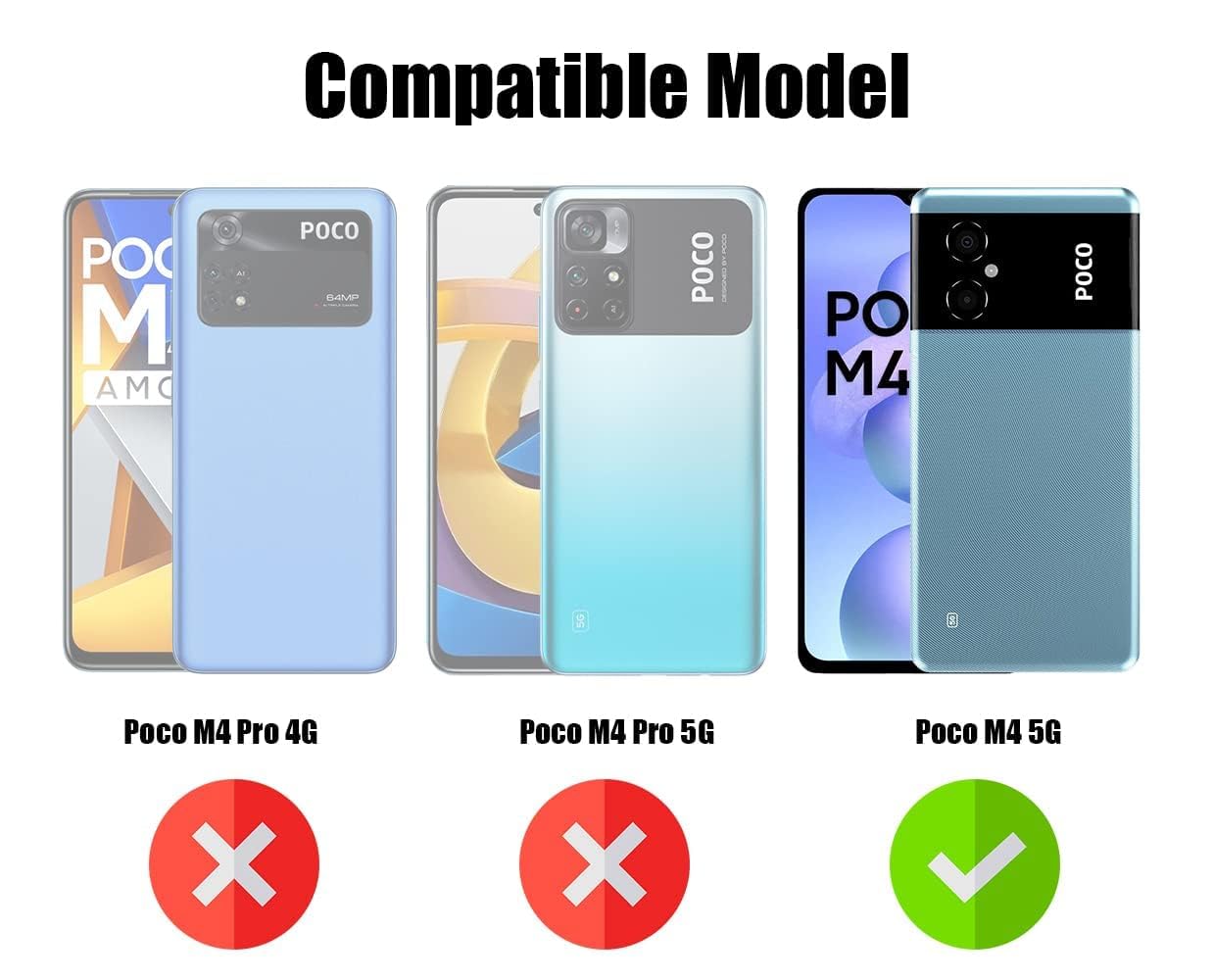 For Poco M4 5G Back Cover ( Silicone Clear Shockproof Case with Camera Protection | Soft and Flexible | )