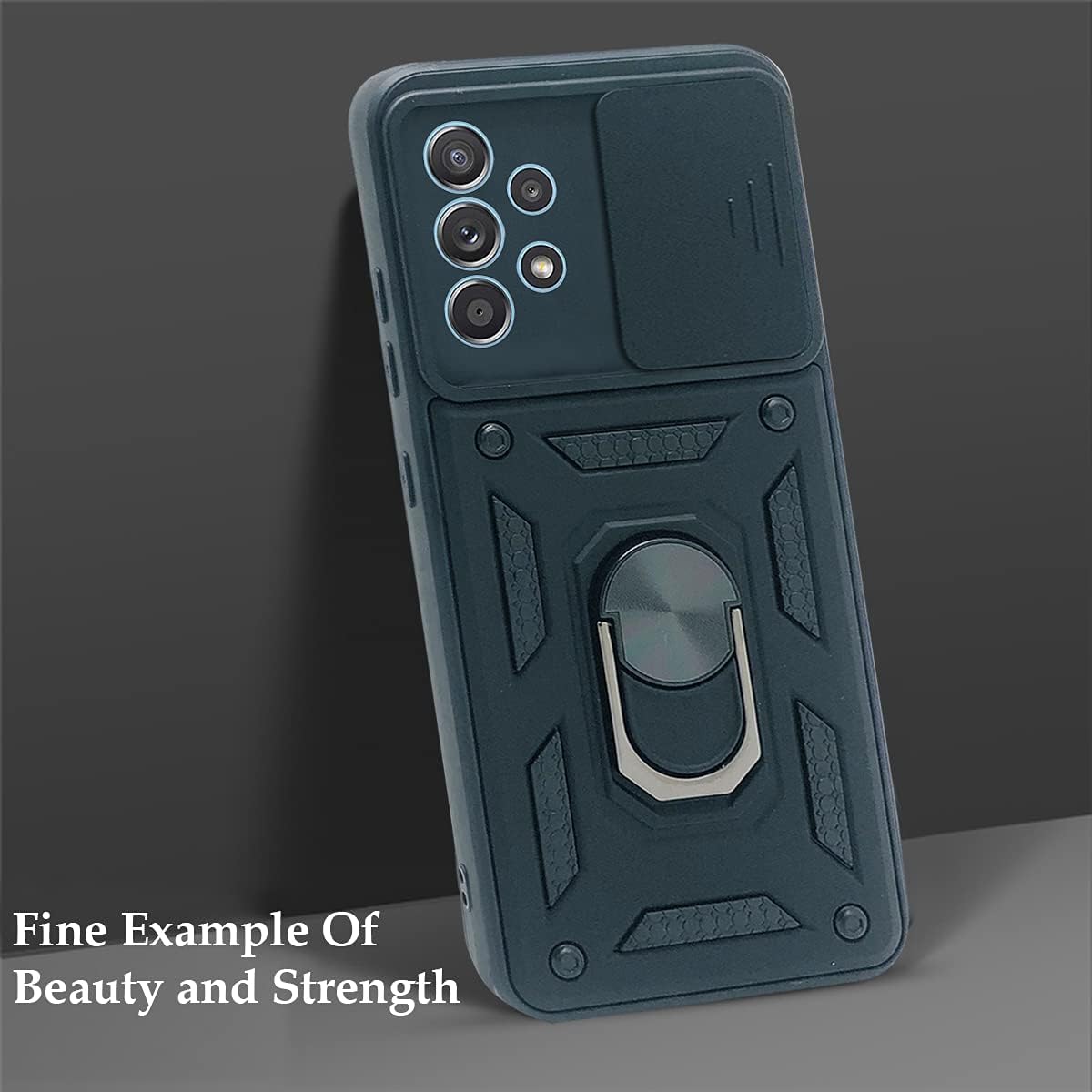 For Samsung Galaxy A32 4G Back Cover Case (Hybrid Dual Armor Polycarbonate)