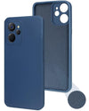 For Realme 9i 5G Back Cover Case (Matte Finish Silicone with Inside Fiber Cloth)