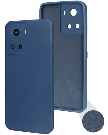 For OnePlus 10R Back Cover Case (Inside Fiber Cloth | Smooth Matte Finish | Elegant Professional Look)