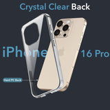 For Apple iPhone 16 Pro Back Cover (Hard Anti Yellow Clear Case | Drop & Camera Protection | Shockproof Polycarbonate)