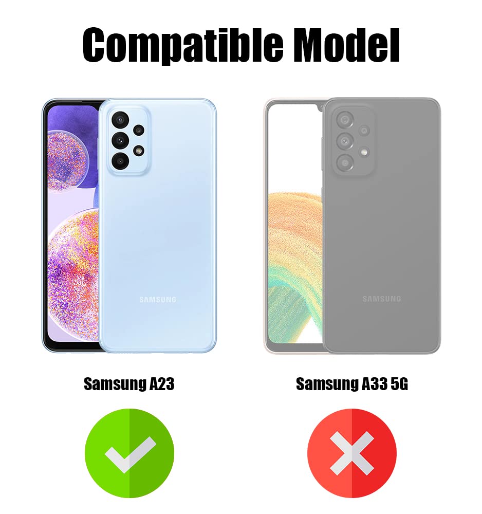 For Samsung Galaxy A23 4G | 5G Back Cover Case (Shockproof Polycarbonate Dual Layer Hybrid Armor)