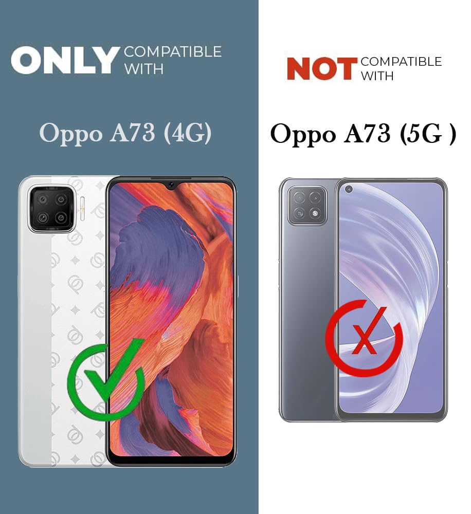 For Oppo A73 Back Cover (Silicone Clear Case with Camera