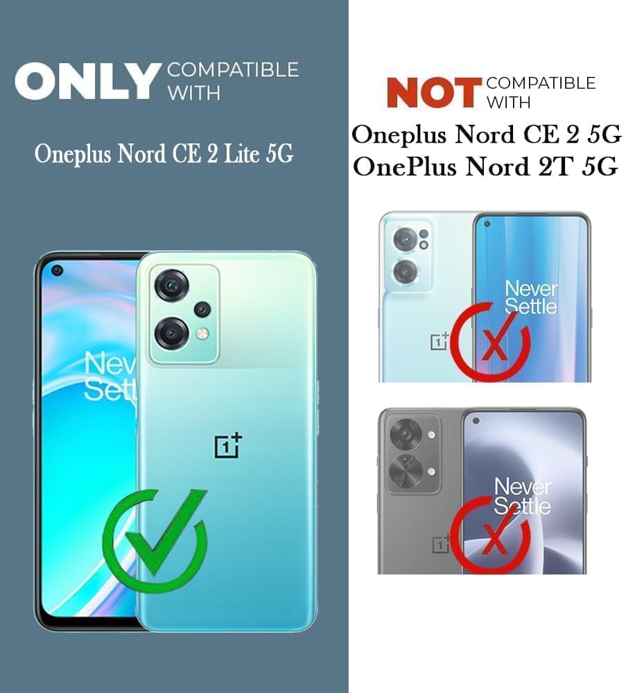 For Oneplus Nord CE 2 Lite 5G Back Cover Case Rubberised (Textured Grip Design| Micro-Fiber Cloth Inside | Slim and Light Weight | Soft Touch and Feel)