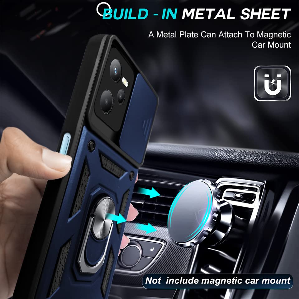 For Realme C35 Back Cover Case (Hybrid Dual Armor Polycarbonate)