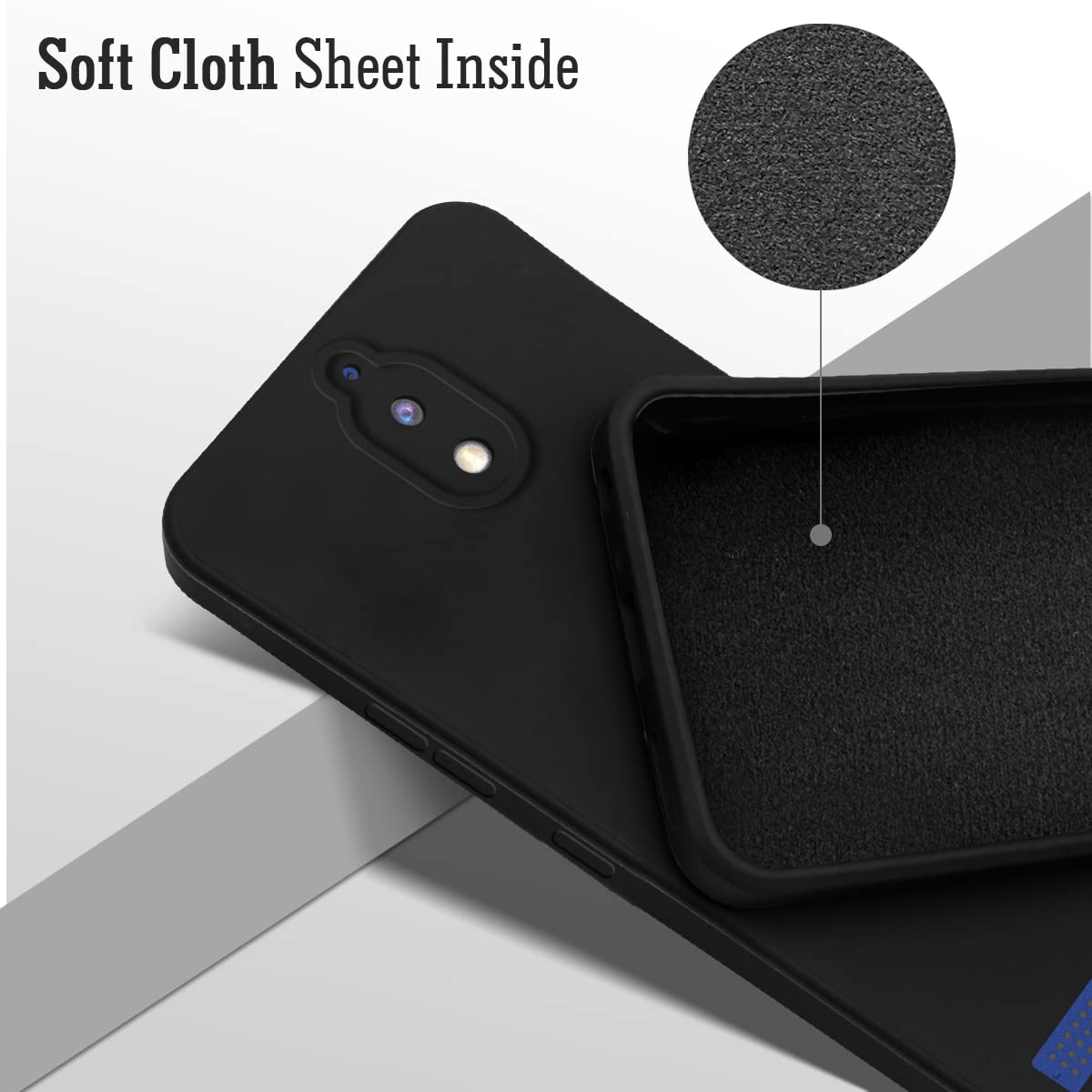 For JioPhone Next Back Cover Case (Inside Fiber Cloth | Smooth Matte Finish | Elegant Professional Look)