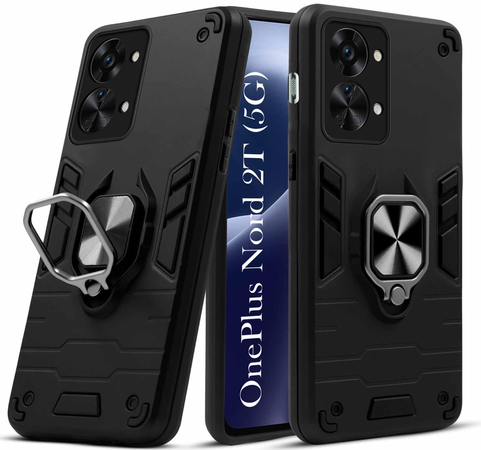 For OnePlus Nord 2T 5G Back Cover Case (Shockproof Polycarbonate Dual Layer Hybrid Armor)