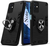 For Infinix Note 10 Back Cover Case (Shockproof Polycarbonate Dual Layer Hybrid Armor)