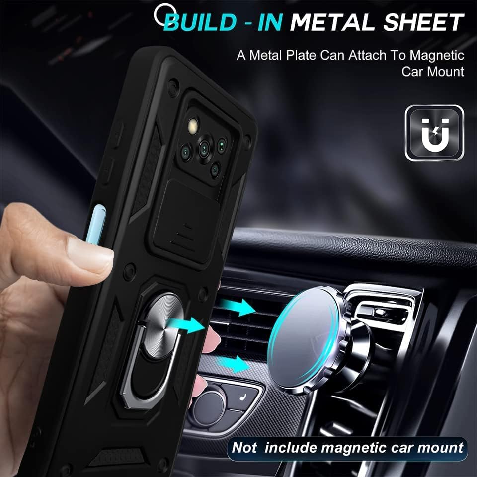 For Poco X3 | Poco X3 Pro Back Cover Case (Hybrid Dual Polycarbonate)