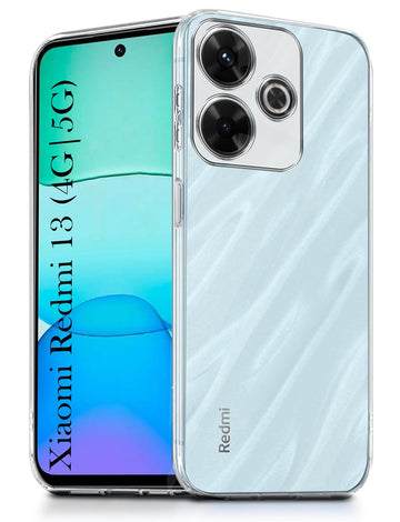 For Xiaomi Mi Redmi 13 4G | 5G  Back Cover (Silicone Clear Shockproof Case with Camera Protection | Soft and Flexible)