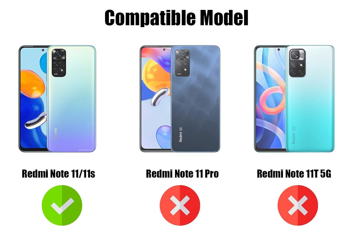 For Xiaomi Redmi Note 11 | Note 11S Back Cover Case (Hybrid Dual Armor Polycarbonate)
