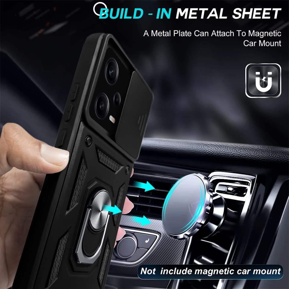 For Xiaomi Redmi Note 12 Pro 5G Back Cover (Hybrid Dual Armor | Polycarbonate)