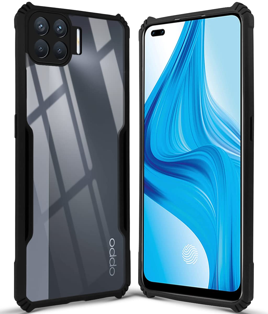 For Oppo Reno4 Lite | Reno 4 Lite Back Cover Case Hard PC Crystal Bumper Shockproof  with Camera Protection