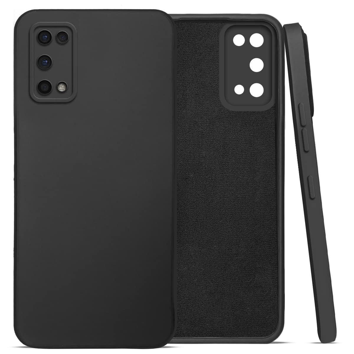For Realme 7 Pro Back Cover Case (Inside Fiber Cloth | Smooth Matte Finish | Elegant Professional Look)