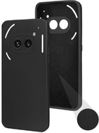 For Nothing Phone 2A 5G Back Cover Case (Matte Finish Silicone with Inside Fiber Cloth)