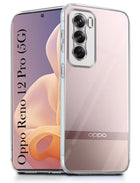 For Oppo Reno12 Pro 5G | Oppo Reno 12 Pro 5G Back Cover ( Silicone Clear Shockproof Case with Camera Protection | Soft and Flexible | Transparent)