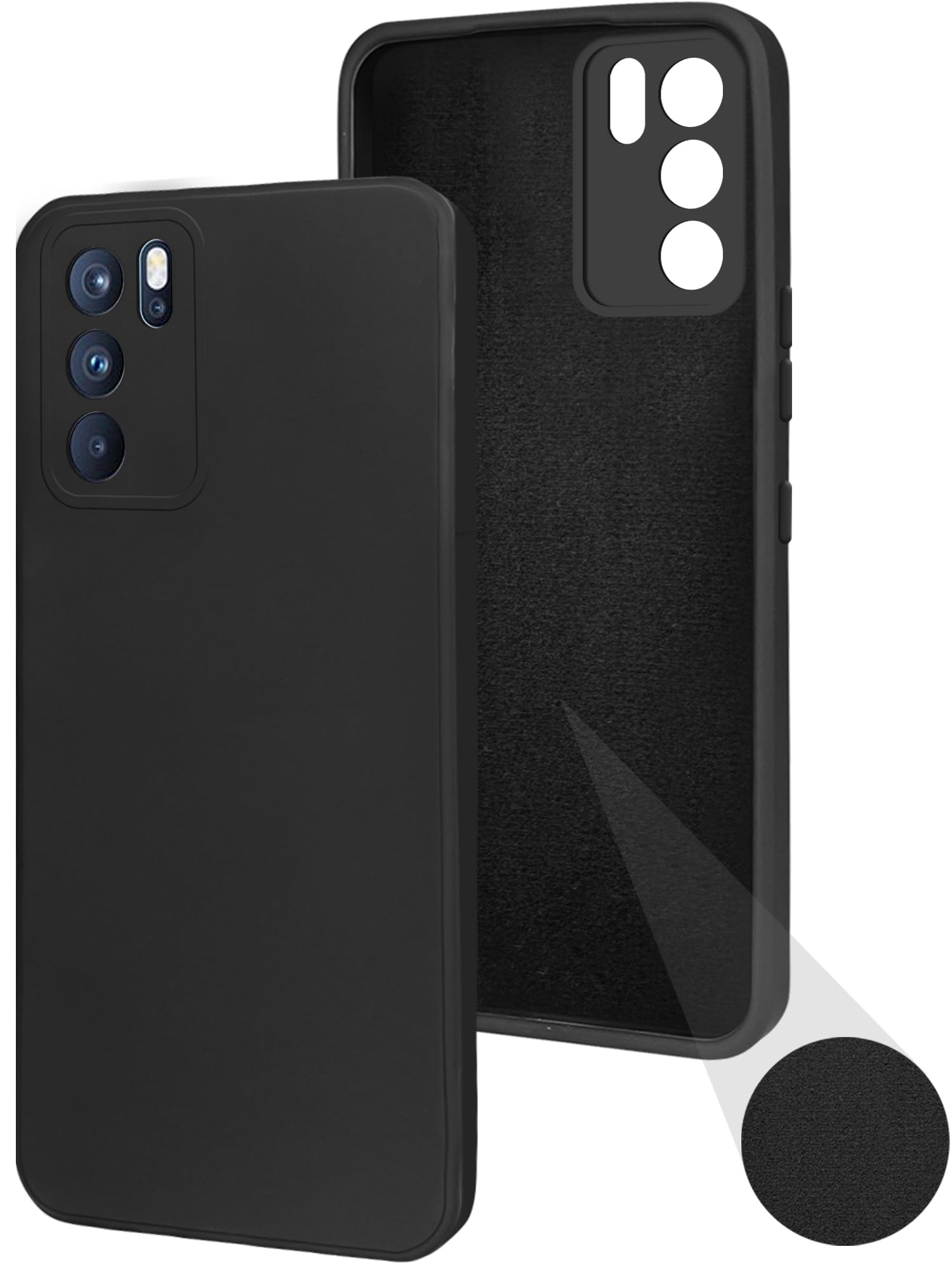 For Oppo Reno6 Pro 5G Back Cover ( Silicone Clear Shockproof Case with Camera Protection | Soft and Flexible | Transparent)