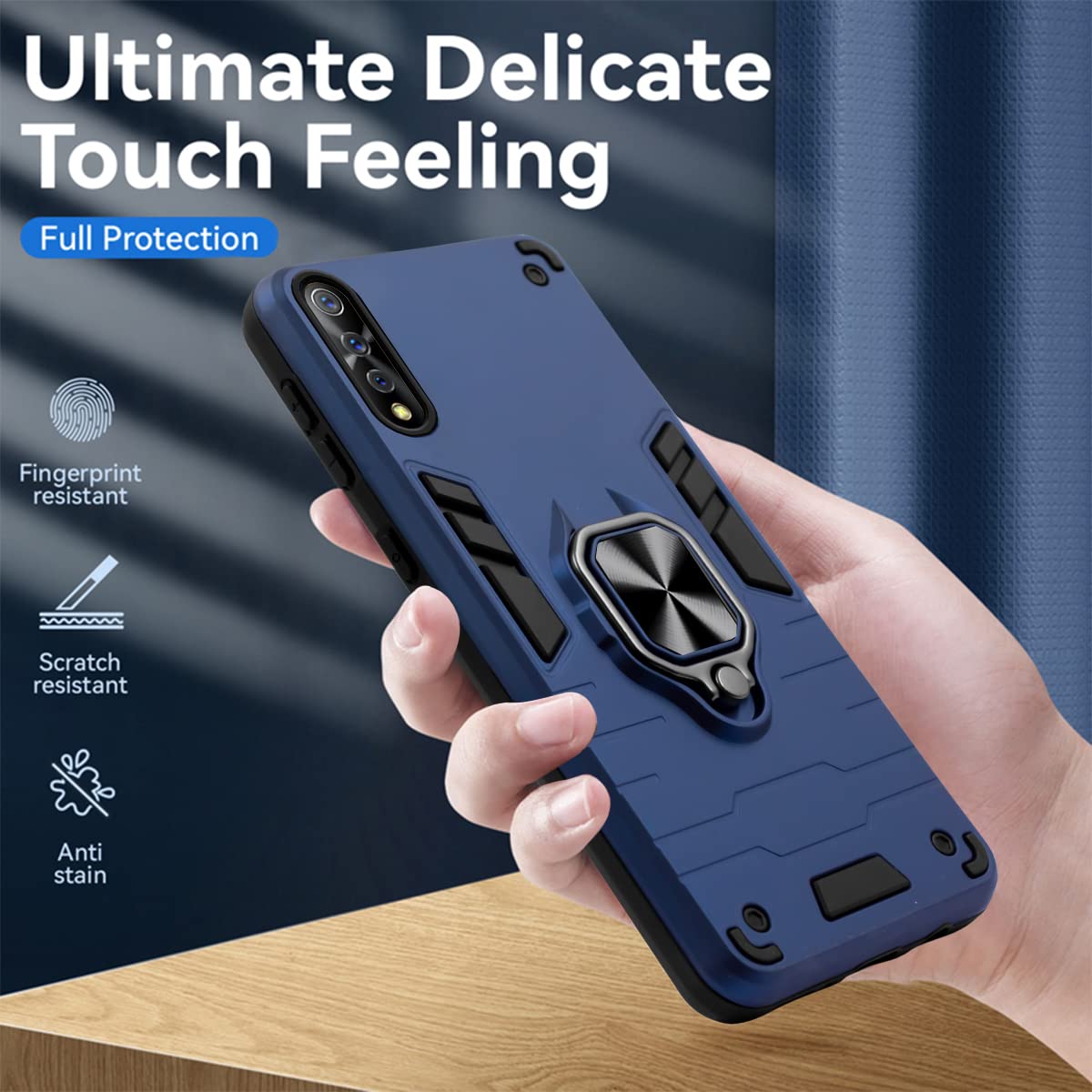 For Vivo S1 | Vivo Z1x Back Case Cover (Shockproof Polycarbonate Dual Layer Hybrid Armor)