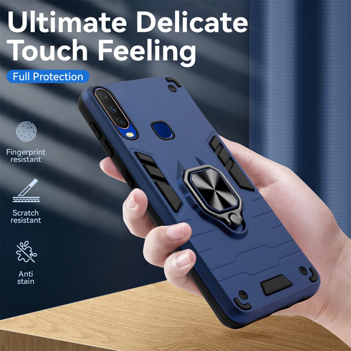 For Vivo Y12 | Y15 | Y17 Back Cover Case (Shockproof Polycarbonate Dual Layer Hybrid Armor)