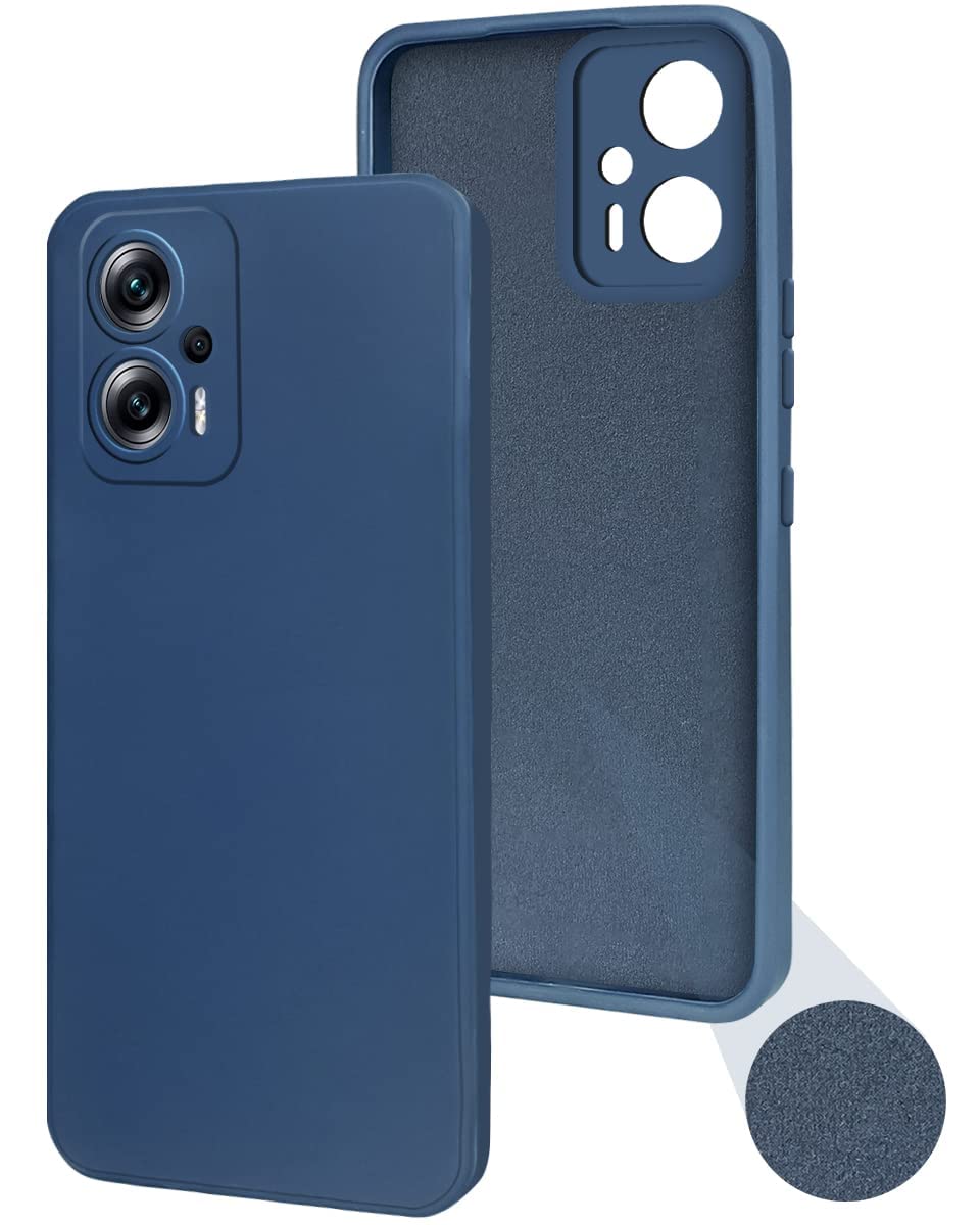 For Xiaomi Redmi K50i Back Cover Case (Inside Fiber Cloth | Smooth Matte Finish | Professional Look)