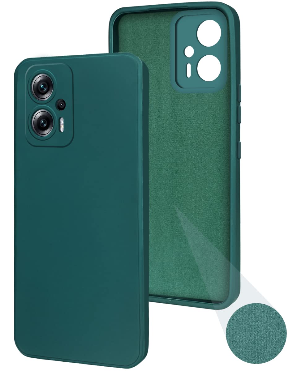 For Xiaomi Redmi K50i Back Cover Case (Inside Fiber Cloth | Smooth Matte Finish | Professional Look)