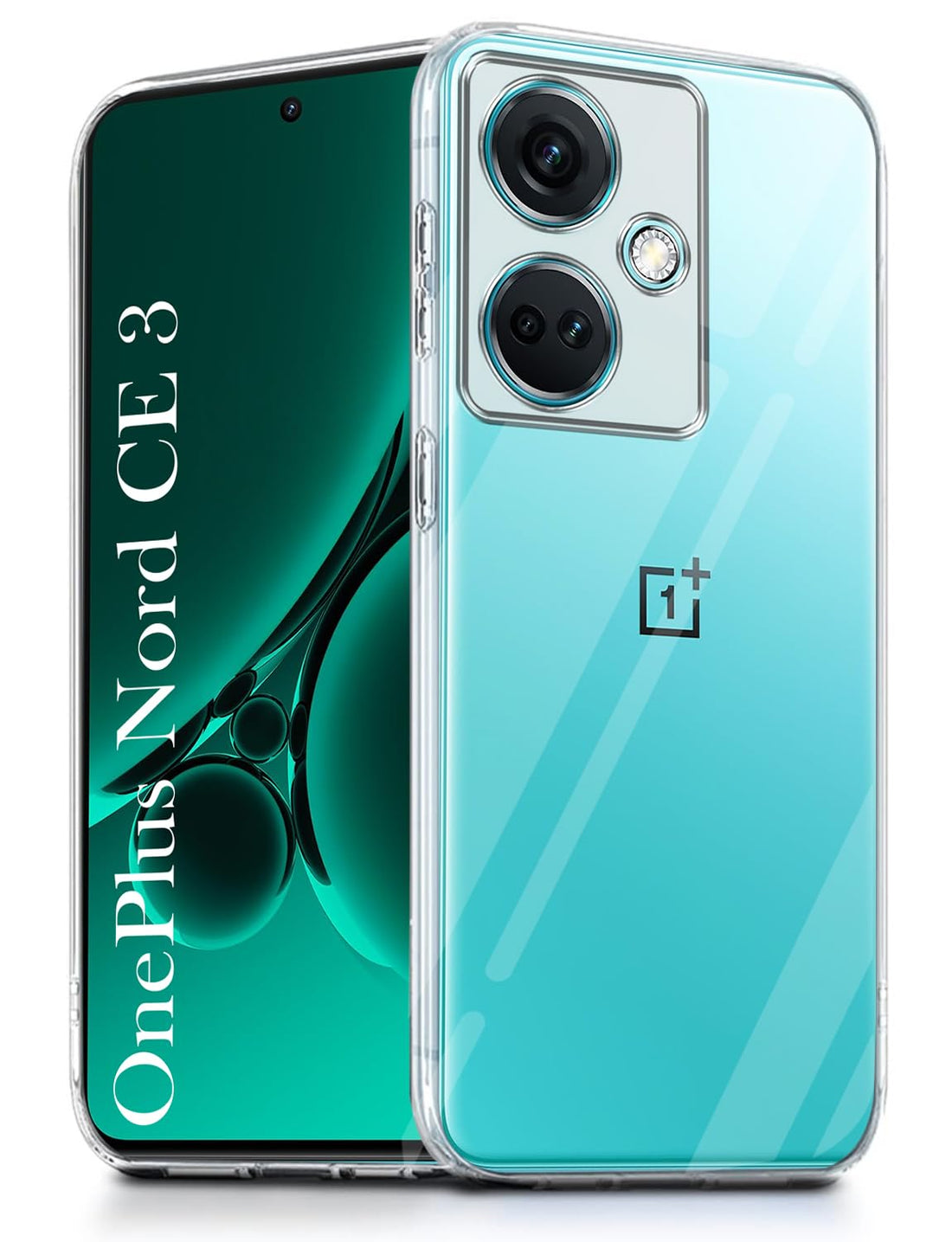 For OnePlus Nord CE 3 Back Cover ( Silicone Clear Shockproof Case with Camera Protection | Soft and Flexible | Transparent)