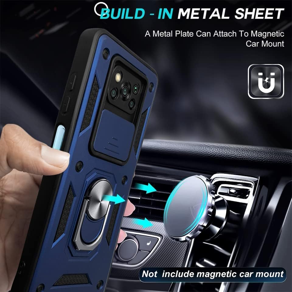 For Poco X3 | Poco X3 Pro Back Cover Case (Hybrid Dual Polycarbonate)