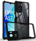 For Oppo A57 2022 Back Cover Case(Textured Grip Design | Camera Protetion | Slim and Light Weight | Soft Touch and Feel)