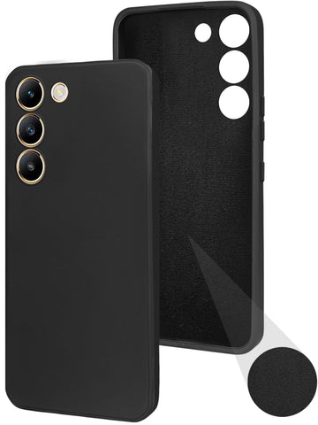 For Vivo Y200e Back Cover Case (Matte Finish Silicone with Inside Fiber Cloth)