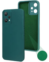 For Realme 9 Pro Plus | Realme 9 4G Back Cover Case (Matte Silicone with Inside Fiber Cloth)