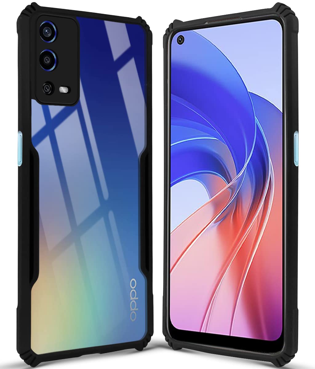 For Samsung Galaxy F42 5G Back Cover Case (Crystal Glass Back | Camera Protection | Shockproof Clears)