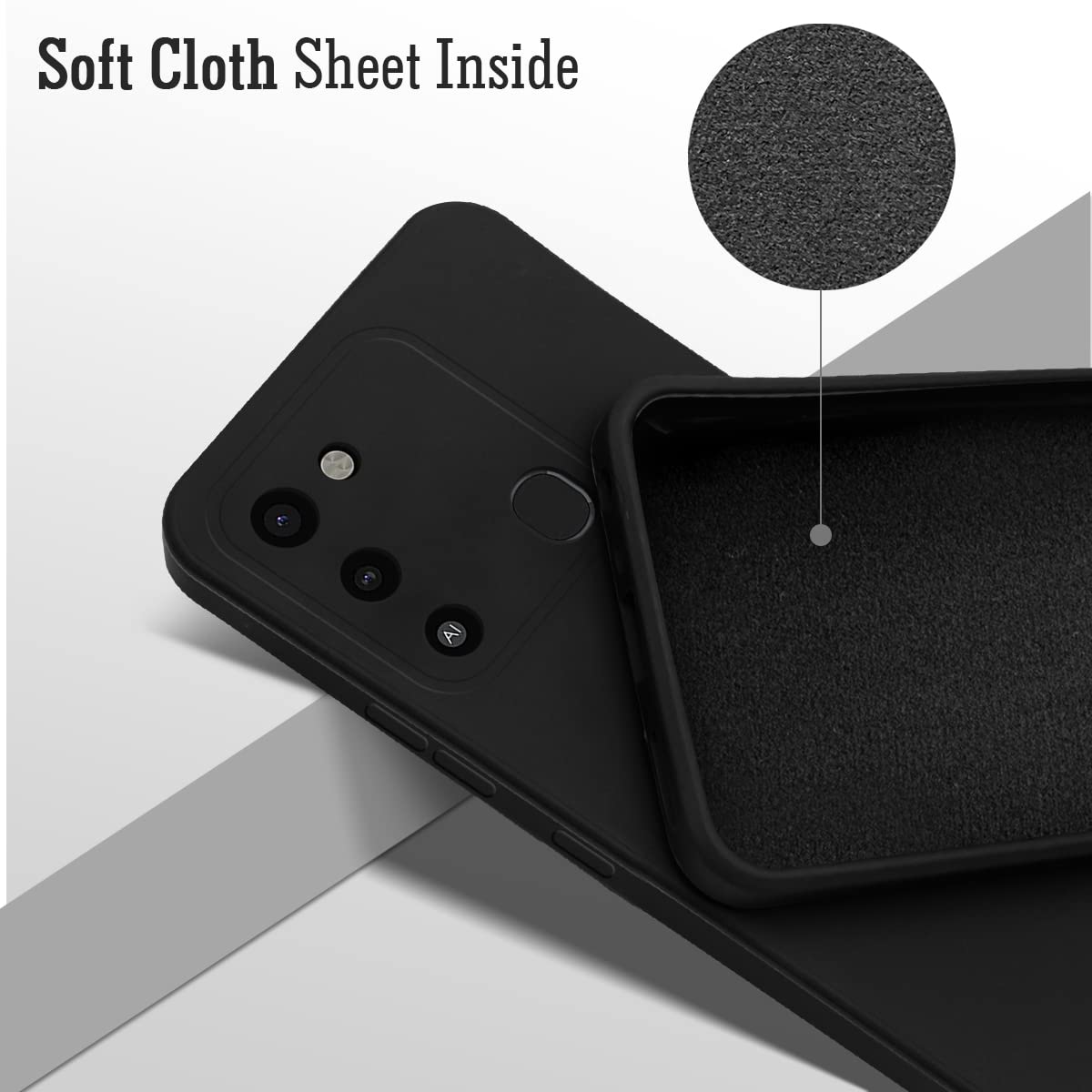 For Tecno Spark Go 2022 Back Cover Case (Inside Fiber Cloth | Smooth Matte Finish | Elegant Professional Look)