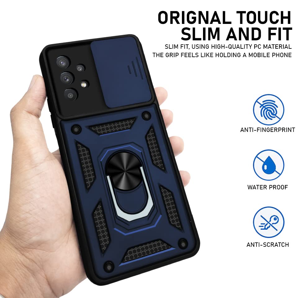 For Samsung Galaxy A32 5G Back Cover Case (Hybrid Dual Armor Polycarbonate)