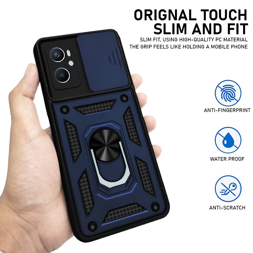 For Oppo A76 | A36 | A96 Back Cover Case(Hybrid Dual Armor Polycarbonate)