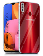For Samsung Galaxy A20s Back Cover( Silicone Clear Shockproof Case with Camera Protection | Soft and Flexible | Transparent)