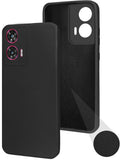 For Motorola Moto Edge 60 Back Cover Case (Matte Finish Silicone with Inside Fiber cloth)