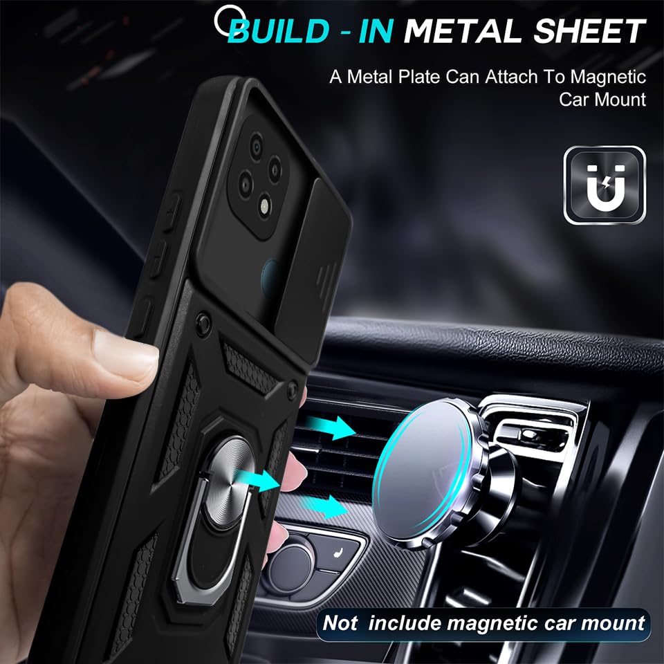 For Realme C21 Back Cover Case (Hybrid Dual Armor Polycarbonate)