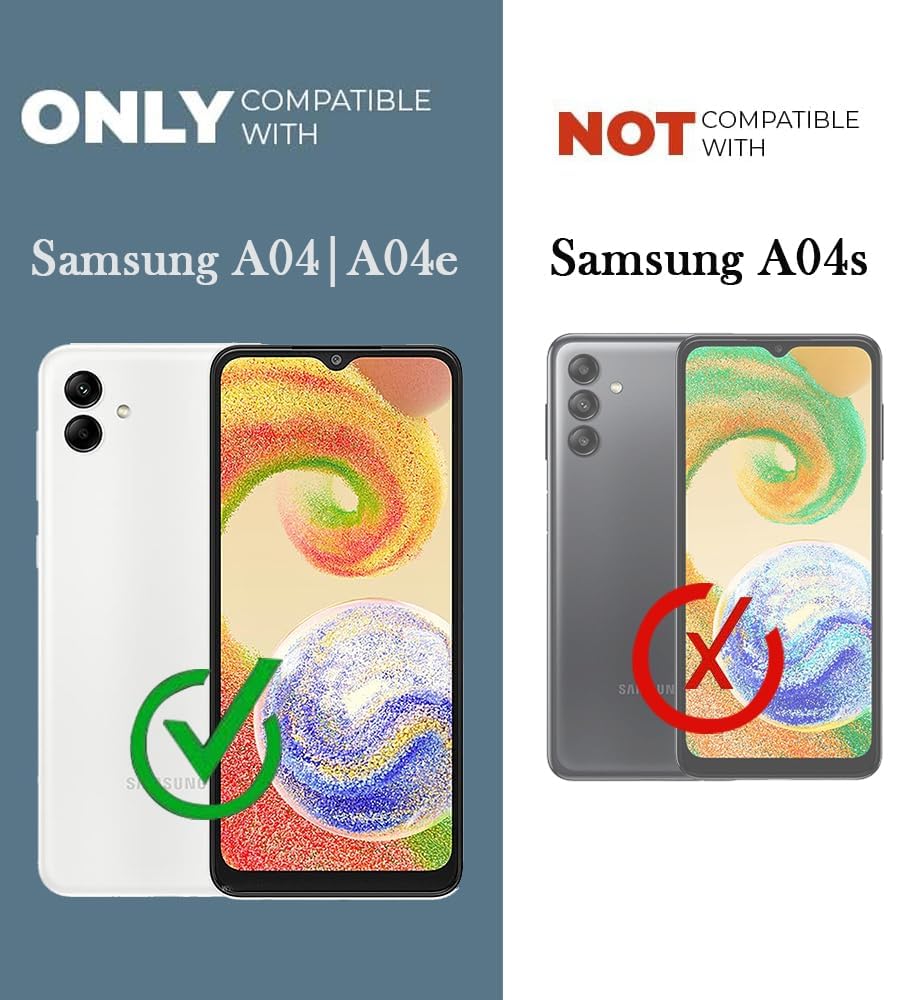 For Samsung Galaxy A04 | A04E  Back Case Cover (Hybrid Dual Armor Polycarbonate)