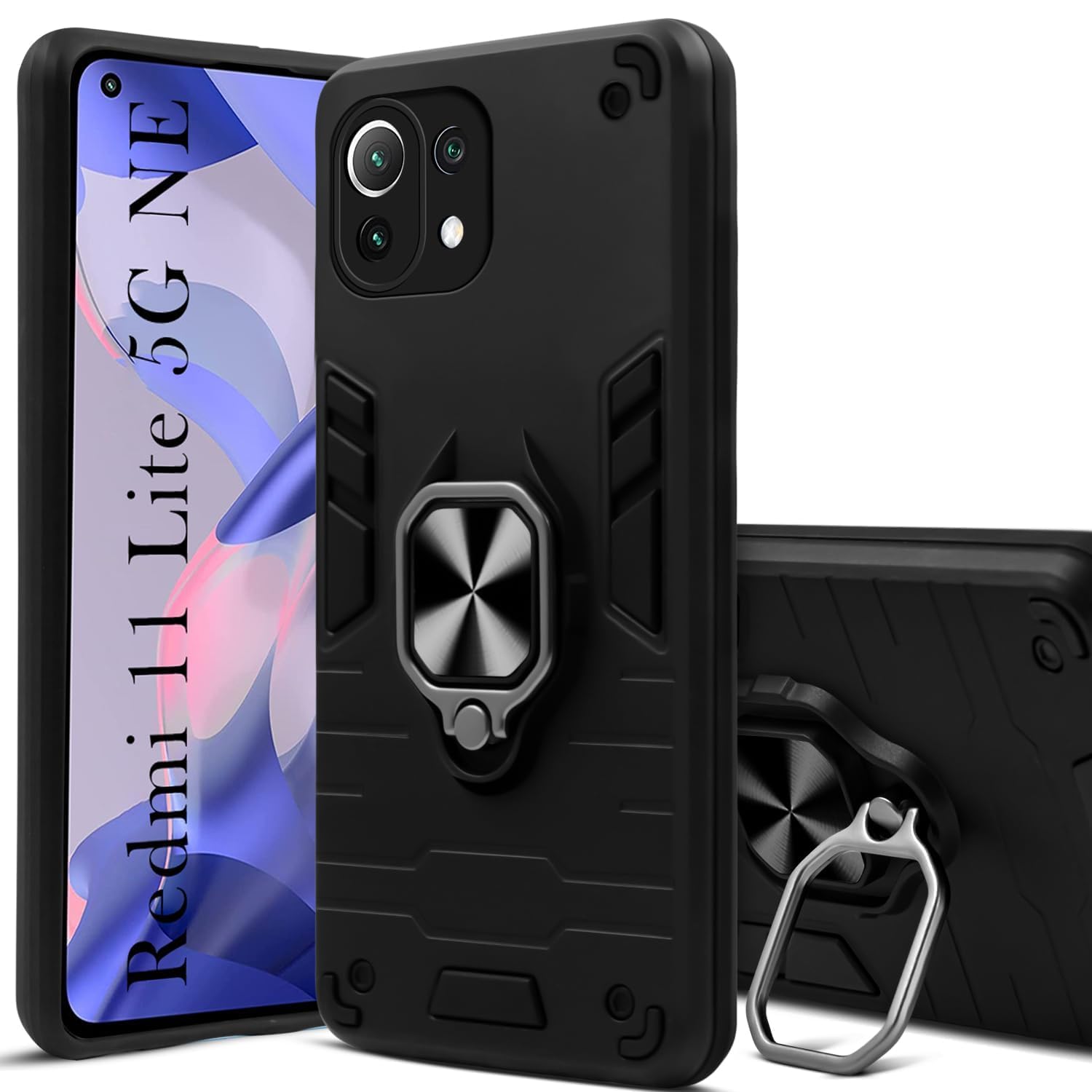 For Xiaomi 11 Lite 5G NE Back Cover Case (Shockproof Hybrid Armor)