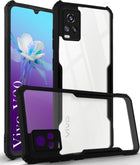 For Vivo V20 Back Cover Case (Shockproof with Polycarbonate Clear Panel)