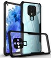 For Tecno Camon 16 Pro | Camon 16 Back Case Cover (Crystal Glass Back | Shockproof Bumpers | Professional Black)