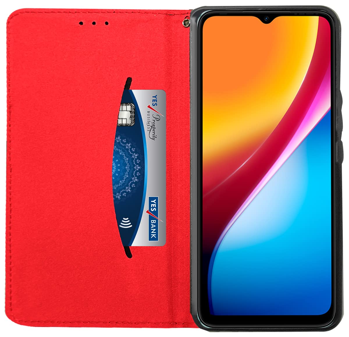 For Infinix Smart 5 Pro Leather Velvet Feel Premium Flip Case Cover