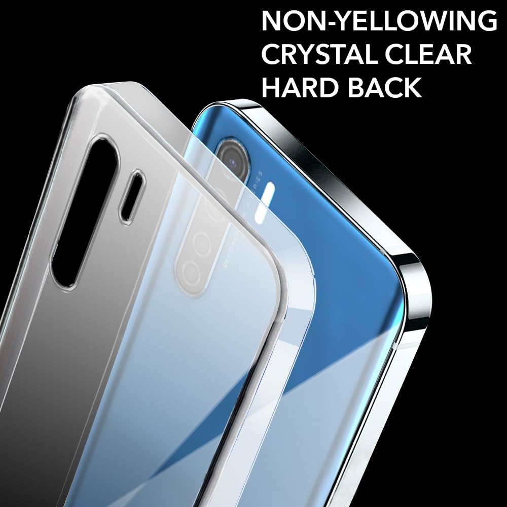 For Oppo A91 Back Cover Case (Hard Anti Yellow Clear Case | Sleek Hard Crystal Clear | Drop & Camera Protection | Shockproof Polycarbonate)