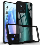 For Realme 9 Pro Plus | Realme 9 4G Back Cover Case ( Shockproof with Polycarbonate Clear Panel | Professional Black)
