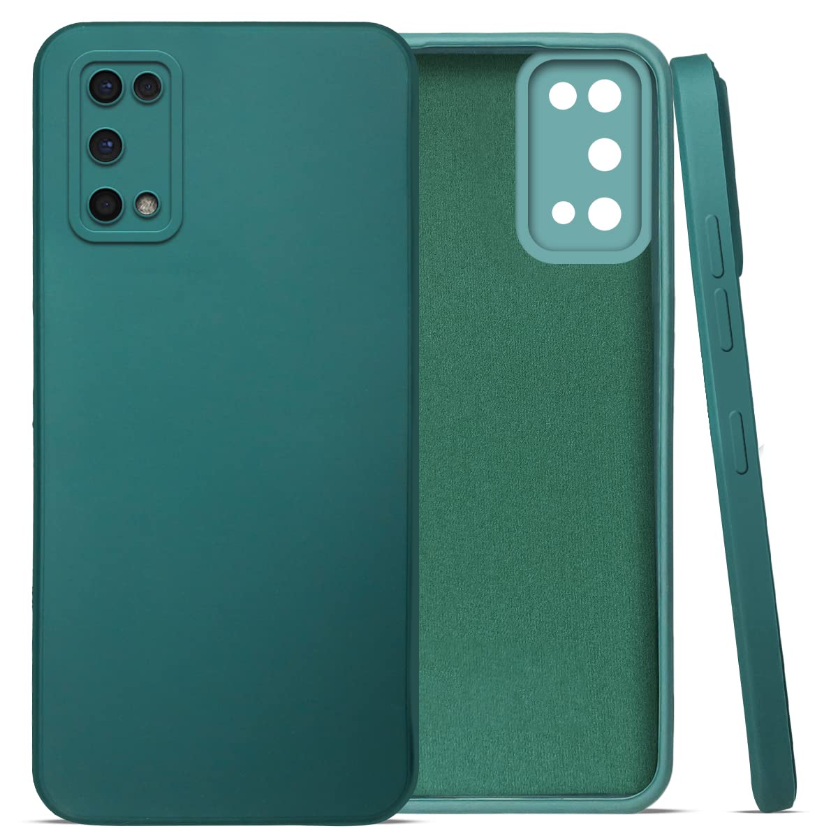 For Realme 7 Pro Back Cover Case (Inside Fiber Cloth | Smooth Matte Finish | Elegant Professional Look)