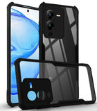 For Vivo V25 Pro Back Cover Case (Textured Grip Design | Camera Protetion | Slim and Light Weight | Soft Touch and Feel)