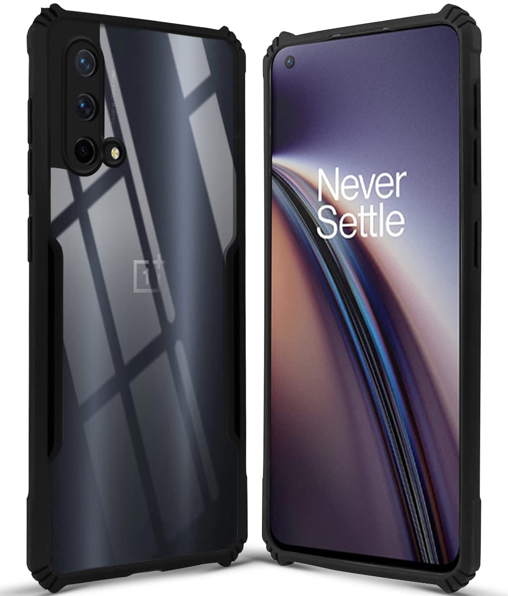 For OnePlus Nord CE 5G Back Cover Case (Crystal Glass Back | Shockproof Bumpers)