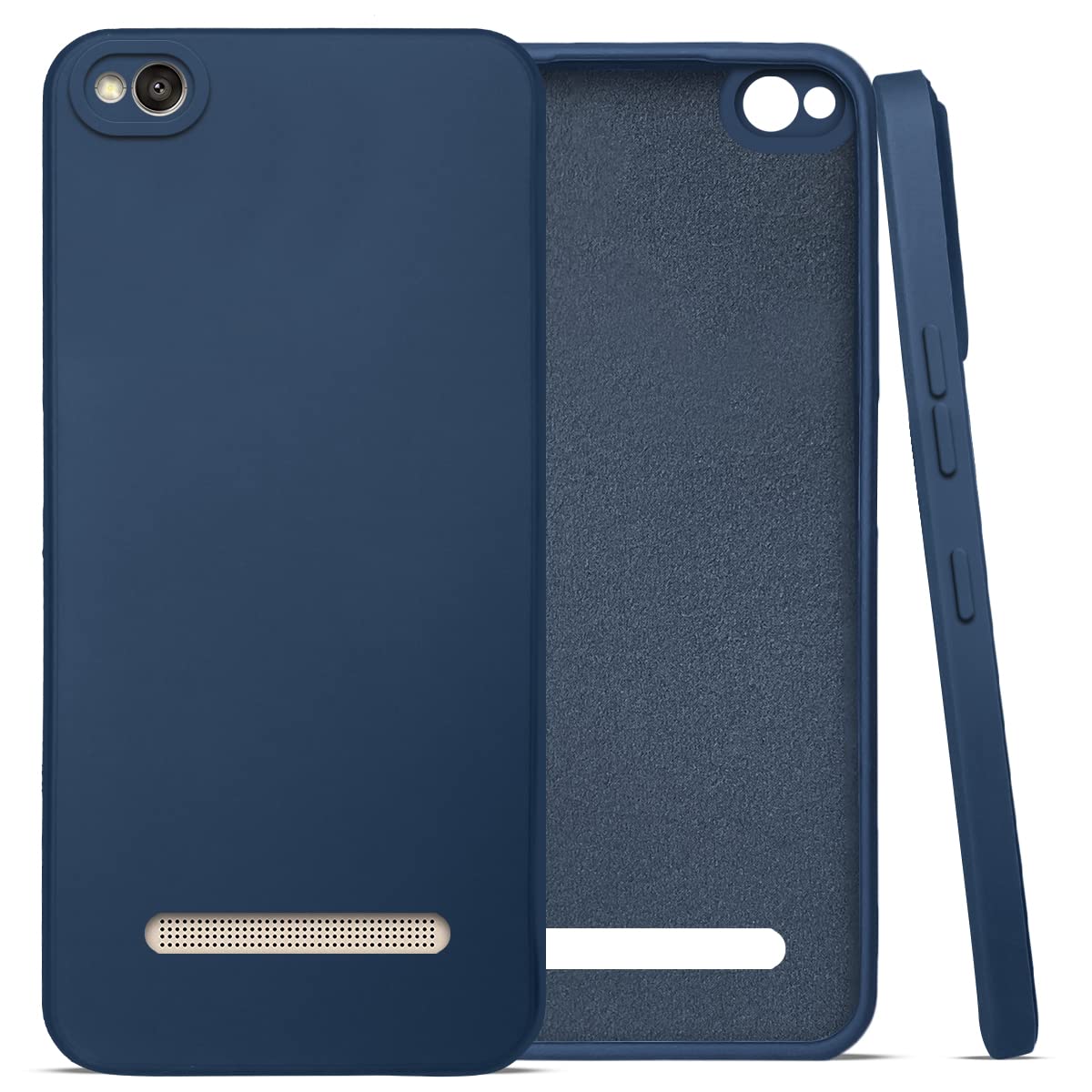 For Xiaomi Mi Redmi 4A Back Cover Case (Matte Finish Silicone with Fiber Cloth)