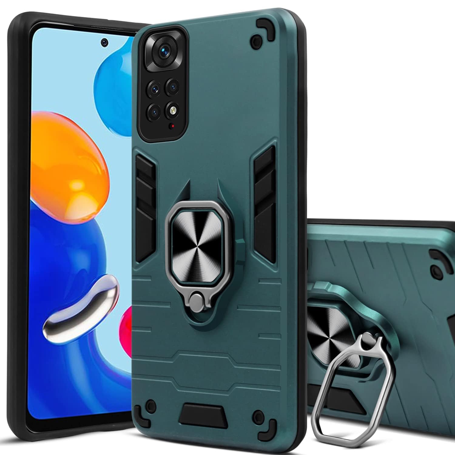 For Xiaomi Redmi Note 11 Pro |11 Pro 5G |11 Pro Plus Back Cover Case(Shockproof Polycarbonate Dual Layer Hybrid Armor)