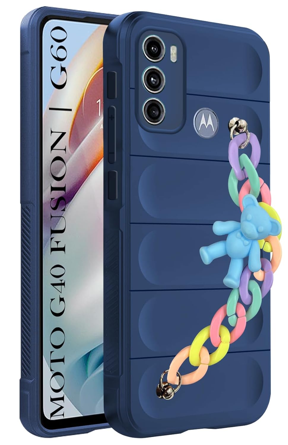 Silicone Moto G60 Back Cover With Camera Protection Liquid TPU